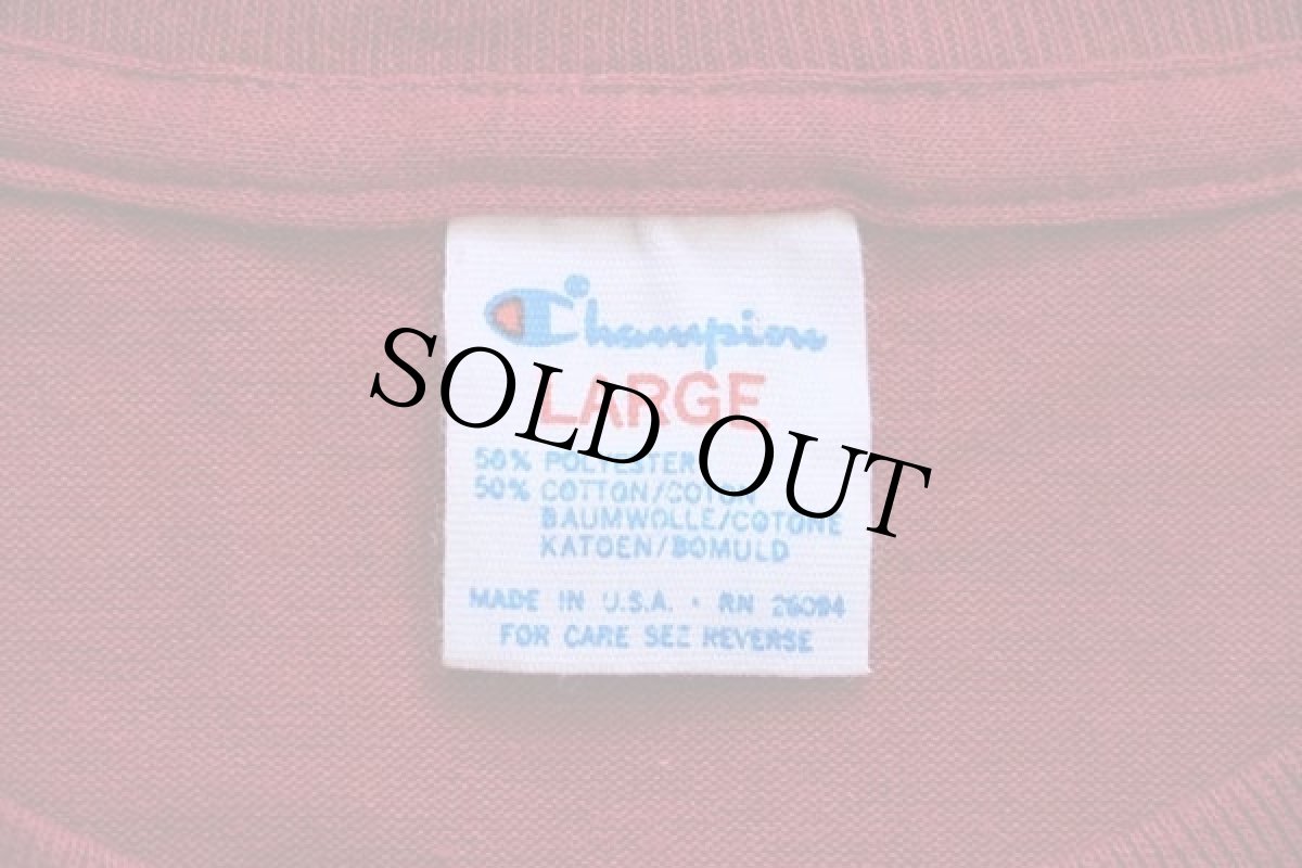 画像5: 80s USA製 Championチャンピオン NFL ST. LOUIS CARDINALS Tシャツ バーガンディ L (5)