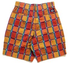 画像2: 90s DOCKERSドッカーズ チェック ワンタック コットン ショートパンツ w29★Levi'sリーバイス (2)