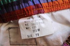 画像5: 90s DOCKERSドッカーズ チェック ワンタック コットン ショートパンツ w29★Levi'sリーバイス (5)