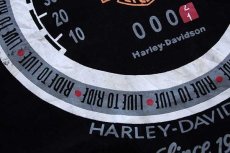 画像5: 90s USA製 HARLEY-DAVIDSON ハーレー ダビッドソン LIVE TO RIDE スピードメーター 両面プリント コットンTシャツ 黒 (5)