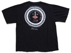 画像3: 90s USA製 HARLEY-DAVIDSON ハーレー ダビッドソン LIVE TO RIDE スピードメーター 両面プリント コットンTシャツ 黒 (3)