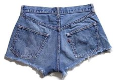 画像2: 60s LEVI'Sリーバイス 501XX カットオフ デニム ショートパンツ w30 (2)