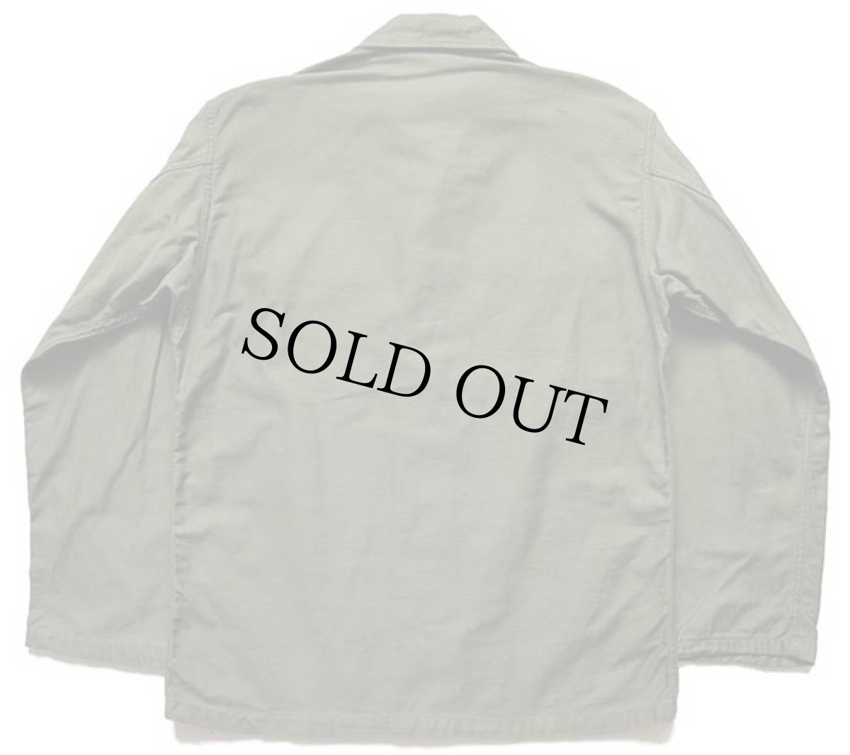 画像2: 60s 米軍 U.S.ARMY コットンサテン ユーティリティシャツ オリーブグリーン S (2)