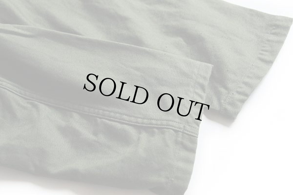 画像6: 60s 米軍 U.S.ARMY コットンサテン ユーティリティシャツ オリーブグリーン S (6)