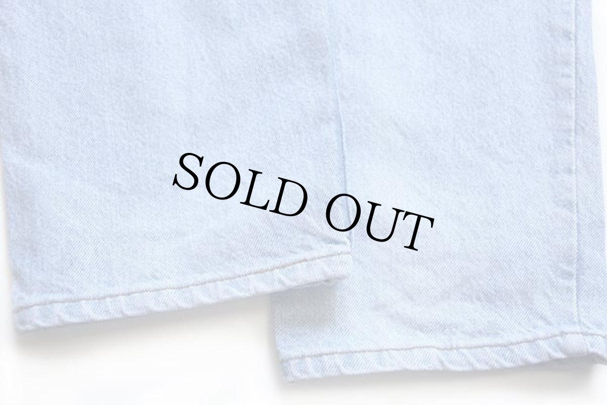 画像7: 90s USA製 Levi'sリーバイス 550 デニムパンツ アイスブルー w38 L34★35 (7)