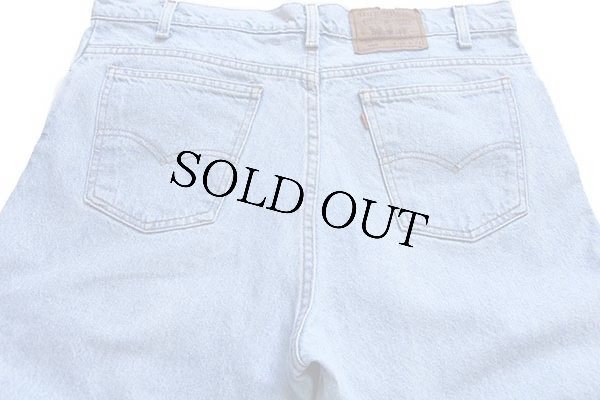 画像4: 90s USA製 Levi'sリーバイス 550 デニムパンツ アイスブルー w38 L34★35 (4)