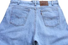 画像4: 90s USA製 Levi'sリーバイス 550 デニムパンツ アイスブルー w38 L34★35 (4)