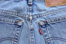 画像6: 90s メキシコ製 Levi'sリーバイス 550 デニムパンツ 9 JR.M★55 (6)