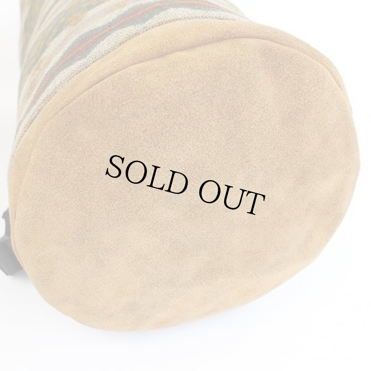 画像4: USA製 PENDLETONペンドルトン フォークロア柄 ボトムレザー ウール ブランケット ワンショルダーバッグ (4)