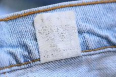 画像6: 90s USA製 Levi'sリーバイス 550 デニムパンツ アイスブルー w38 L34★35 (6)