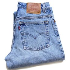 画像1: 90s メキシコ製 Levi'sリーバイス 550 デニムパンツ 9 JR.M★55 (1)