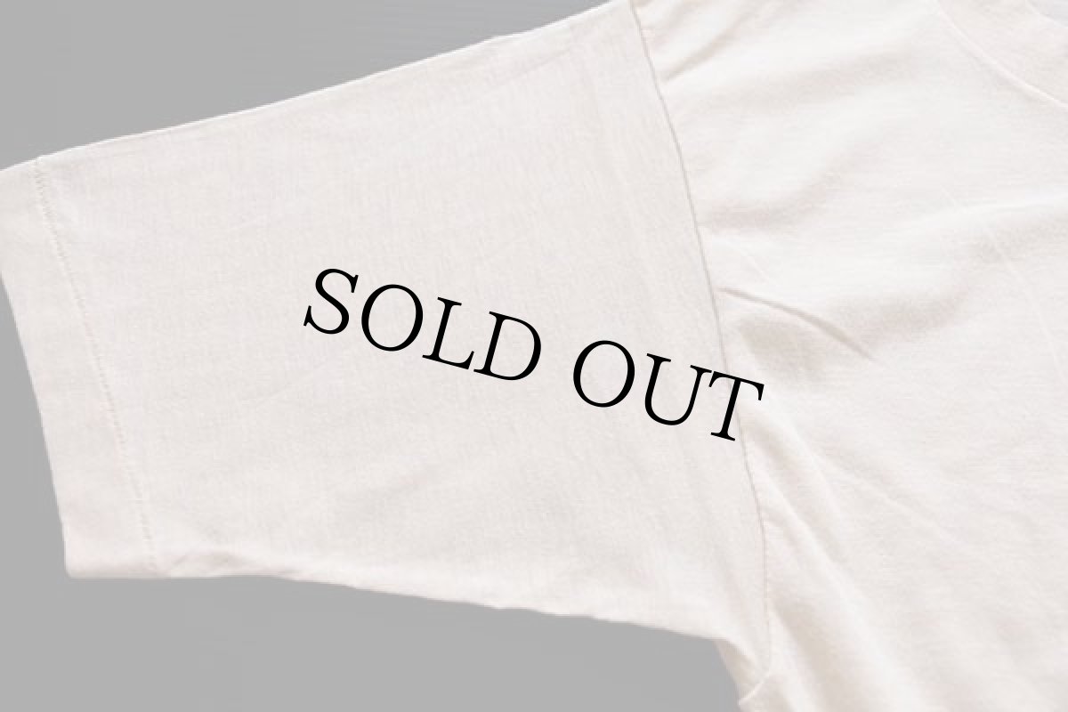 画像5: 70s USA製 HAWAII HANG LOOSE 染み込みプリント Tシャツ ベージュ M (5)