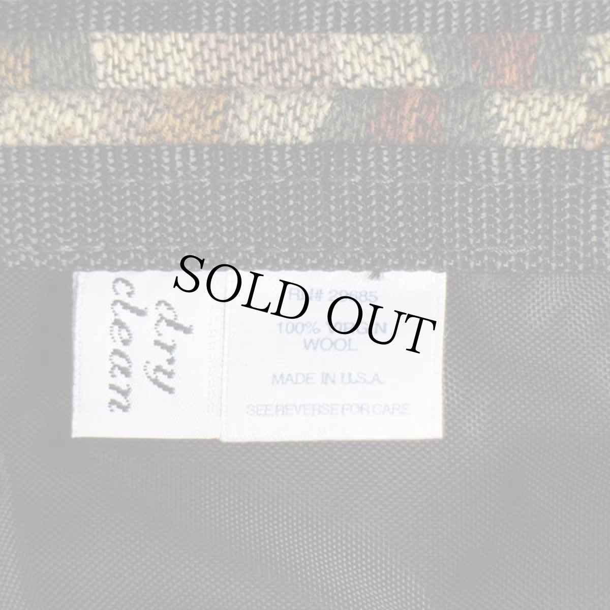 画像8: USA製 PENDLETONペンドルトン フォークロア柄 ボトムレザー ウール ブランケット ワンショルダーバッグ (8)