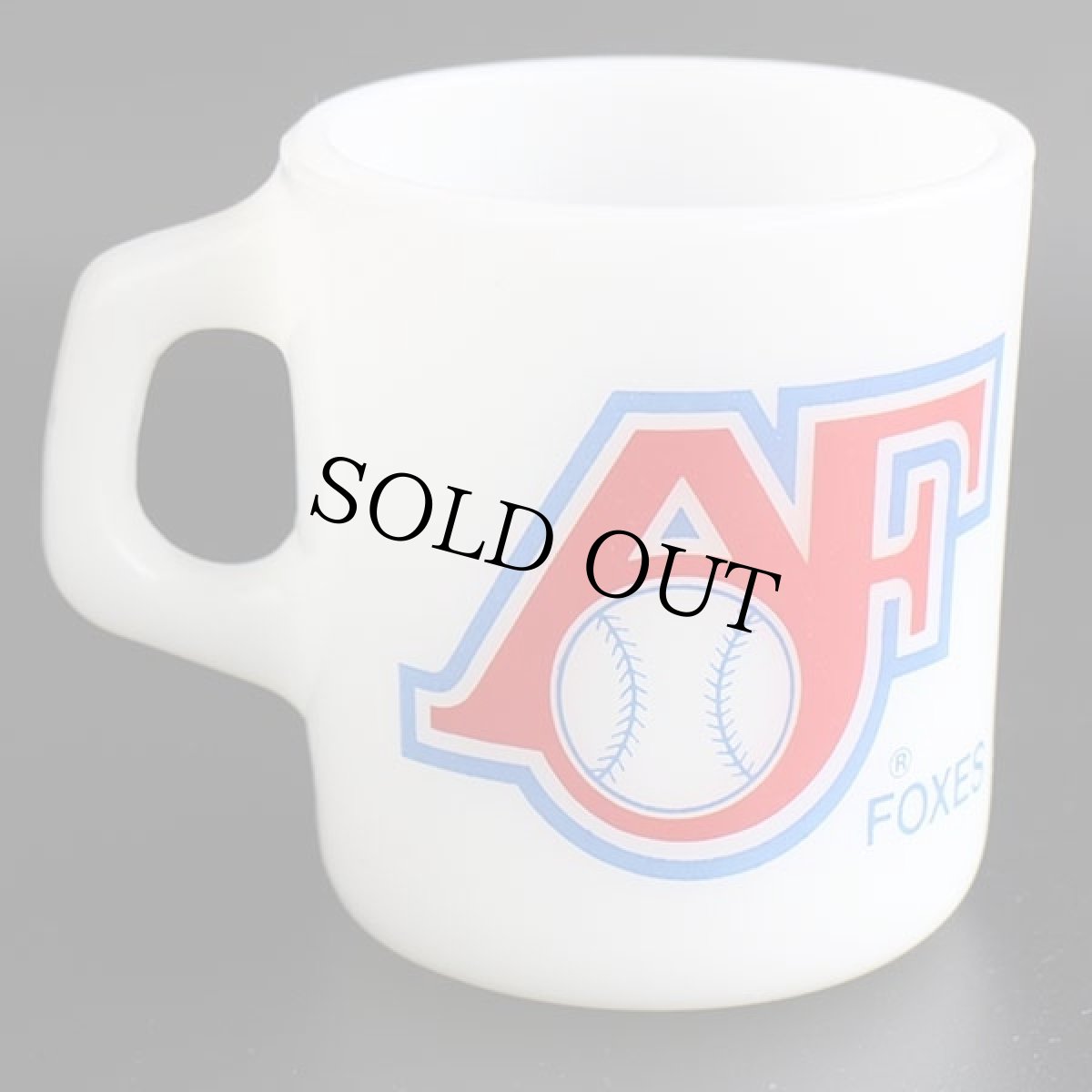 画像2: 70s USA製 GALAXY Appleton Foxes ロゴ マグカップ (2)