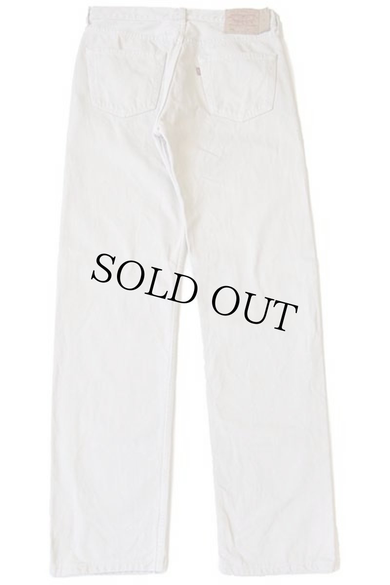 画像3: 90s スペイン製 Levi'sリーバイス 501 カラーデニムパンツ ベージュ w34 L36★ユーロ (3)