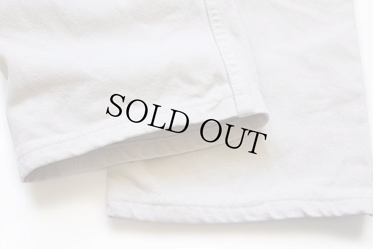 画像8: 90s スペイン製 Levi'sリーバイス 501 カラーデニムパンツ ベージュ w34 L36★ユーロ (8)