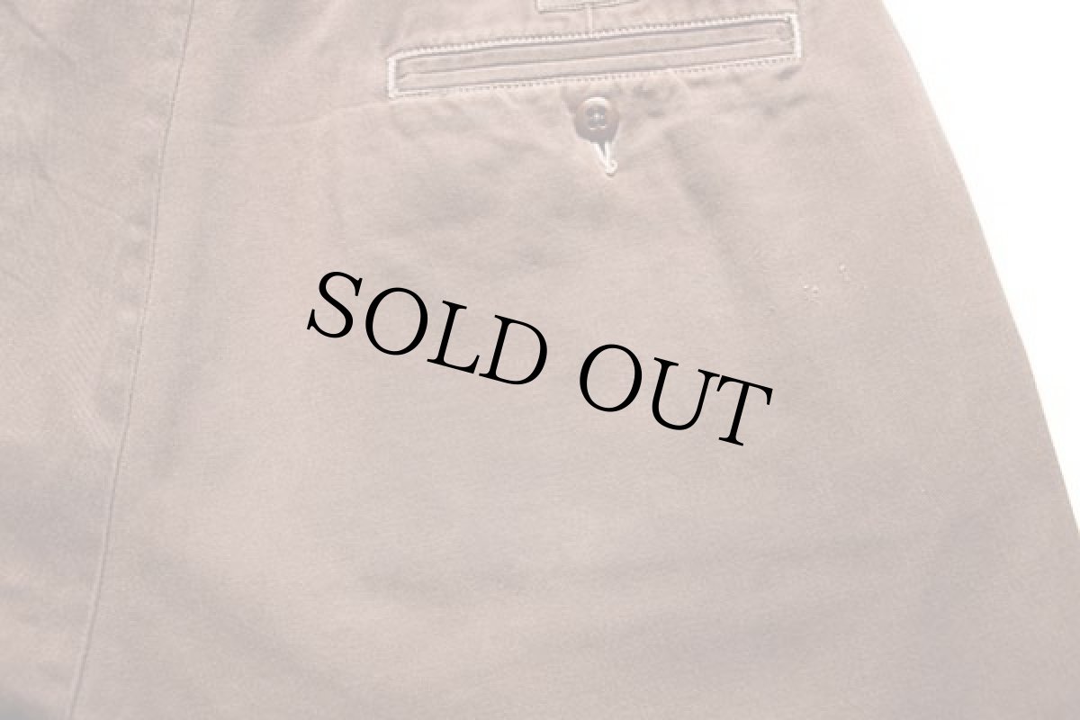 画像5: 90s ポロ ラルフローレン コットン チノ ショートパンツ 後染め 茶 32 (5)