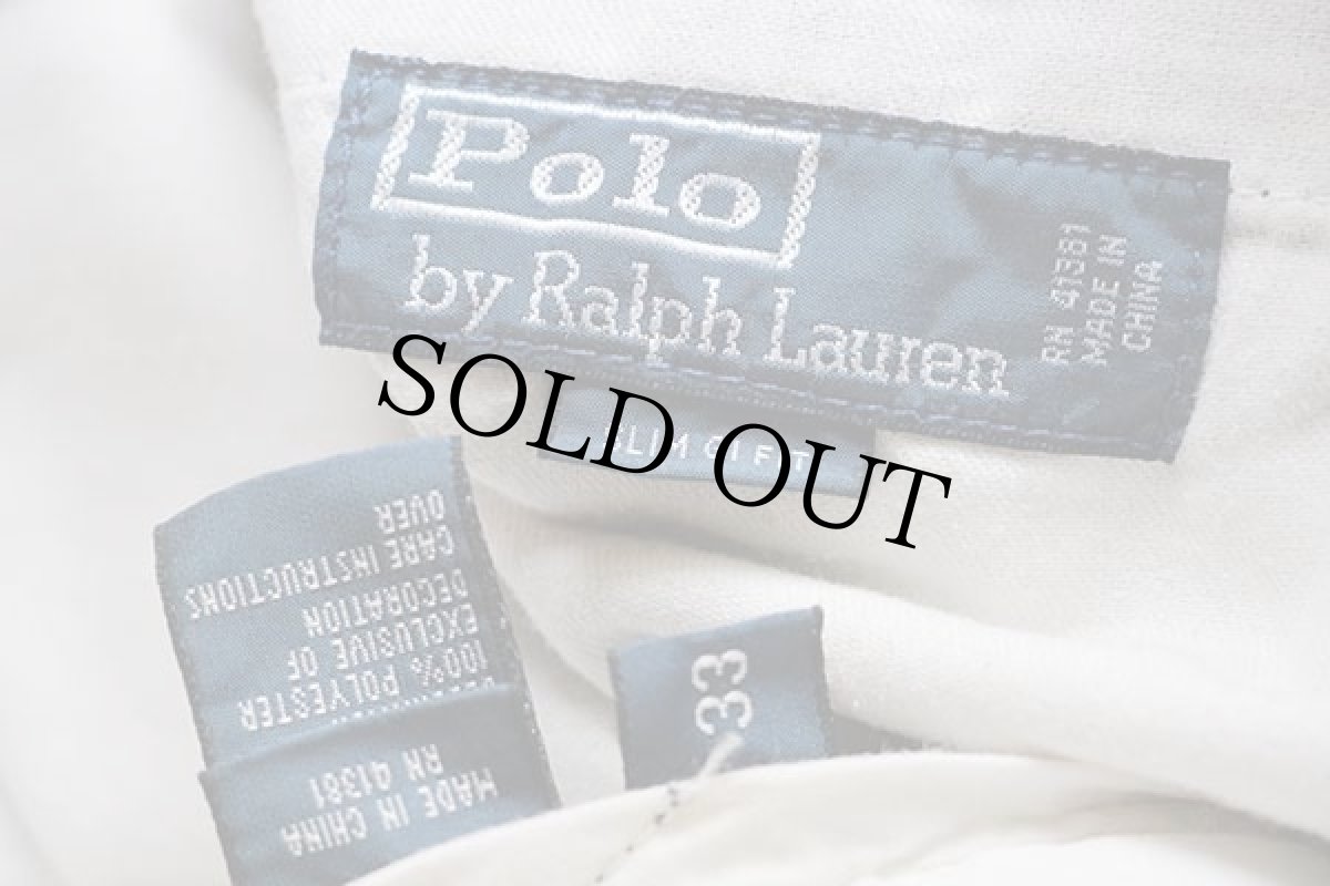 画像3: ポロ ラルフローレン クジラ刺繍 総柄 コットン チノ ショートパンツ 紺 33 (3)