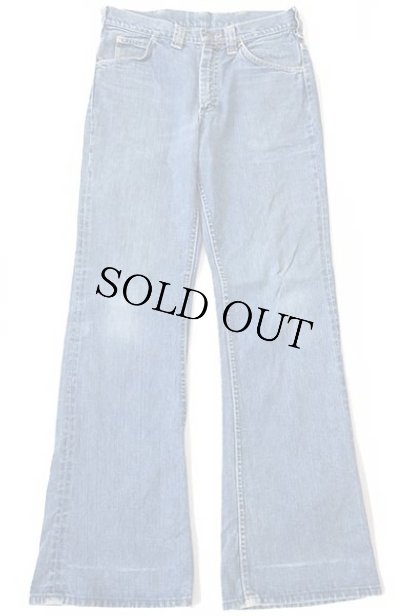 画像2: 70s Leeリー フレア デニムパンツ w30 (2)