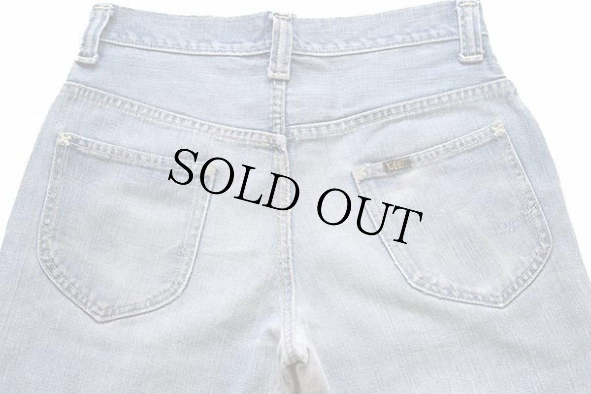 画像5: 70s USA製 Leeリー Set フレア デニムパンツ w30 (5)