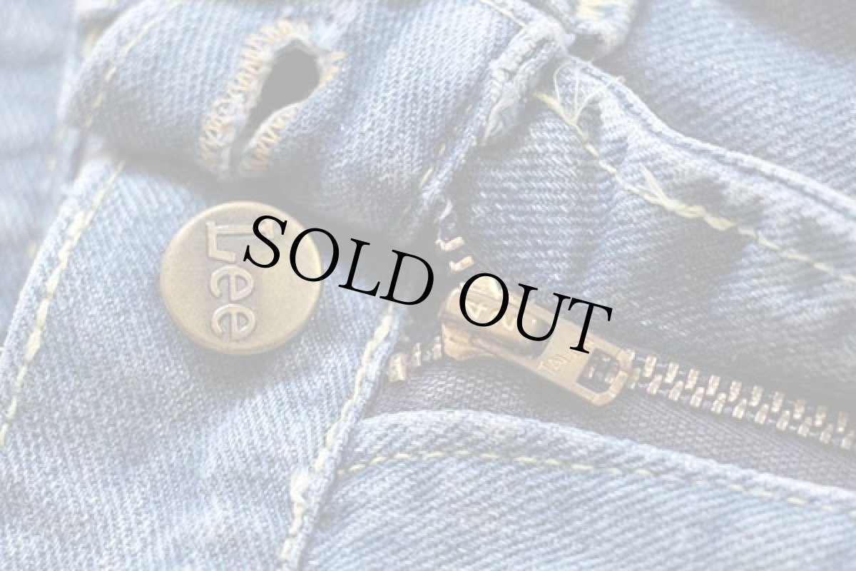 画像7: 70s Leeリー フレア デニムパンツ w30 (7)