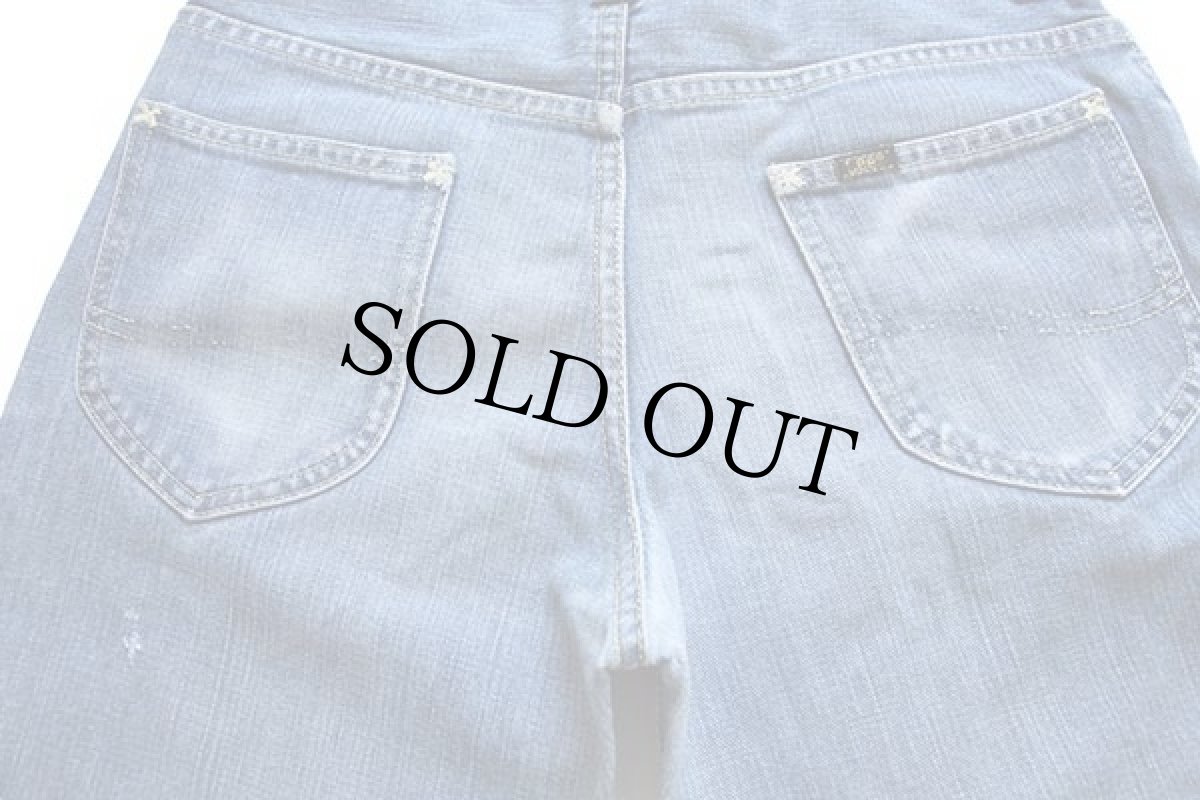 画像5: 70s USA製 Leeリー Set フレア デニムパンツ w30 (5)