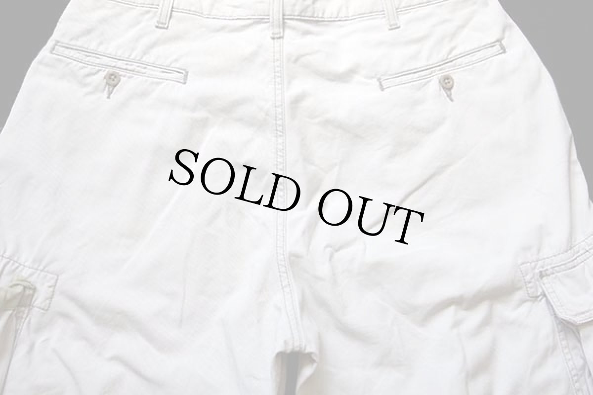 画像3: 00s POLO JEANSポロ ジーンズ ラルフローレン BUNGEE CARGO SHORT コットン カーゴ ショートパンツ 薄ベージュ 32★ショーツ (3)