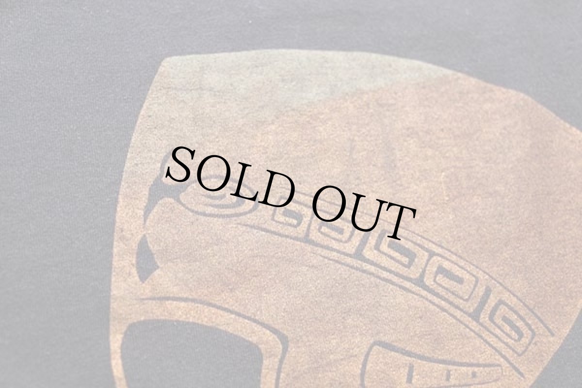 画像5: 80s USA製 ネフェルティティ アート Tシャツ 黒 XL (5)