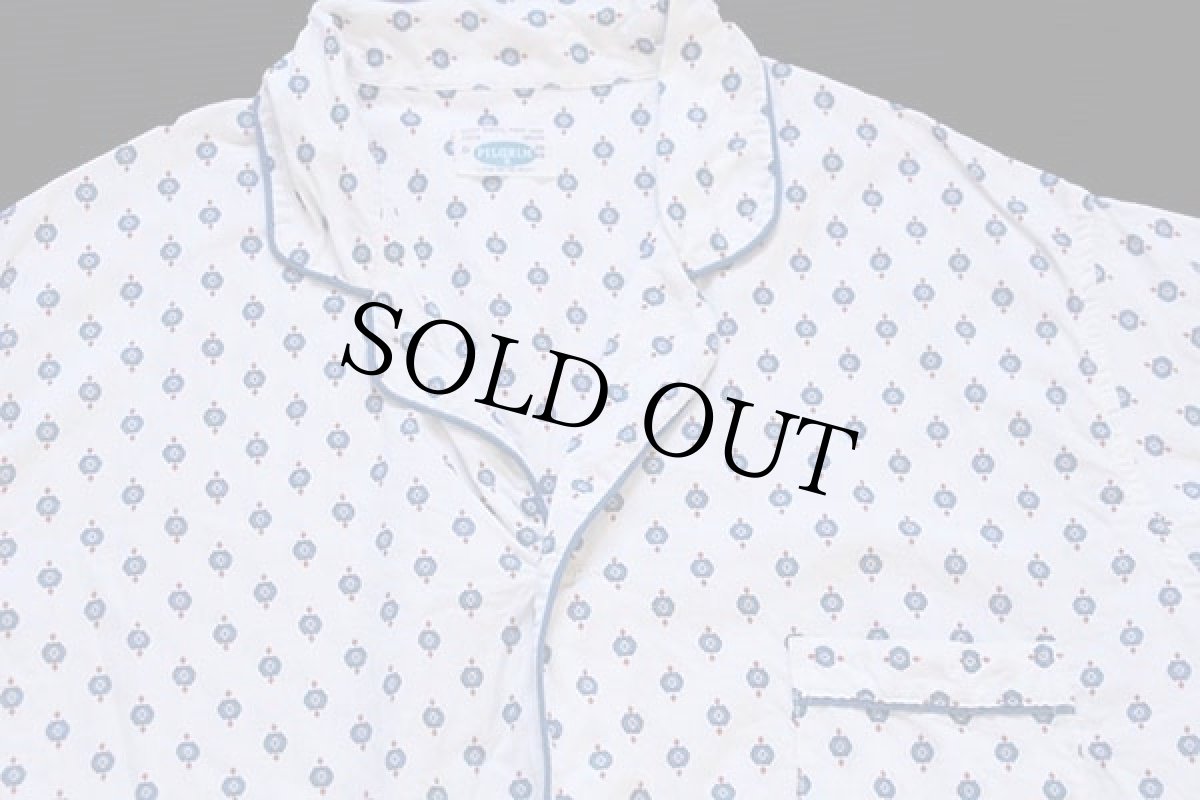 画像3: 60s PILGRIMピルグリム 小紋柄 総柄 半袖 コットン パジャマシャツ D (3)