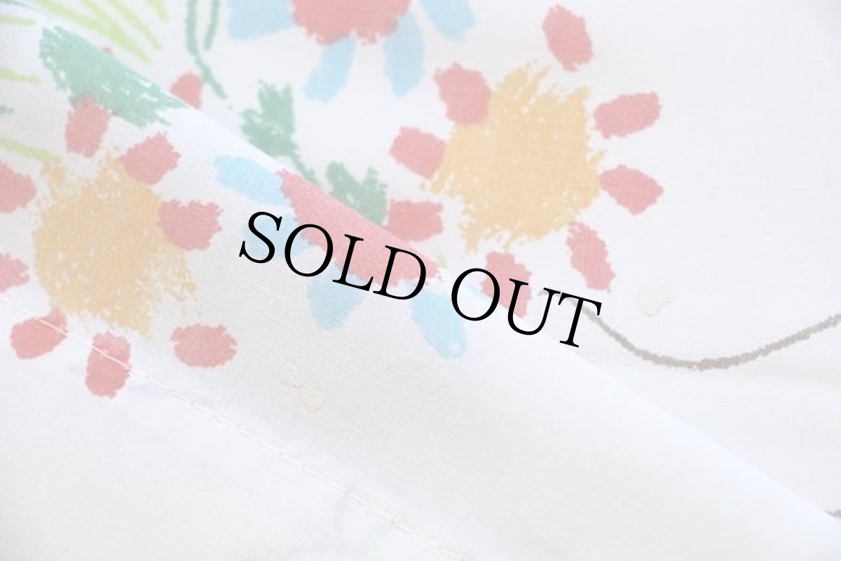 画像6: 70s Pacific miracale Picasoピカソ Bouquet of Peace アート フラットシーツ (6)