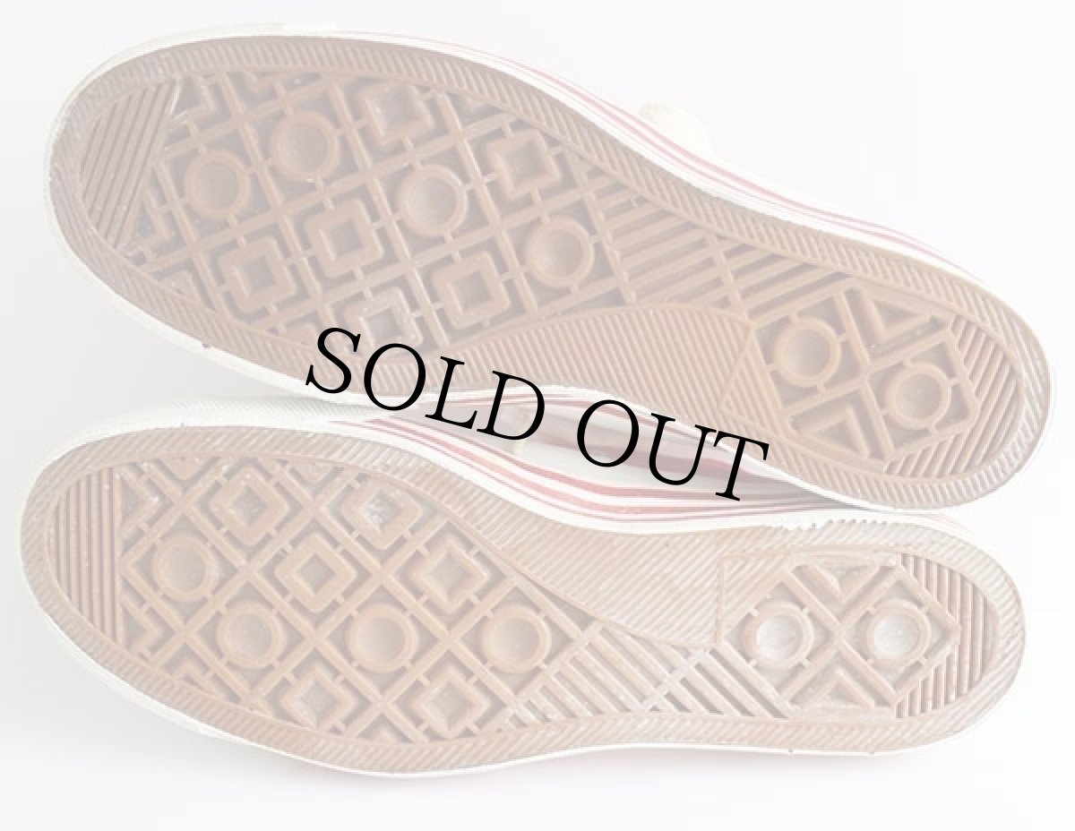 画像4: 70s USA製 PRO-Kedsプロケッズ キャンバス スニーカー Low 当て布 赤×白 6.5 (4)