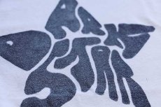 画像5: 70s USA製 Hanes DARKSTAR PRIMO HAWAII 両面 染み込みプリント アート コットンTシャツ 白 XL (5)