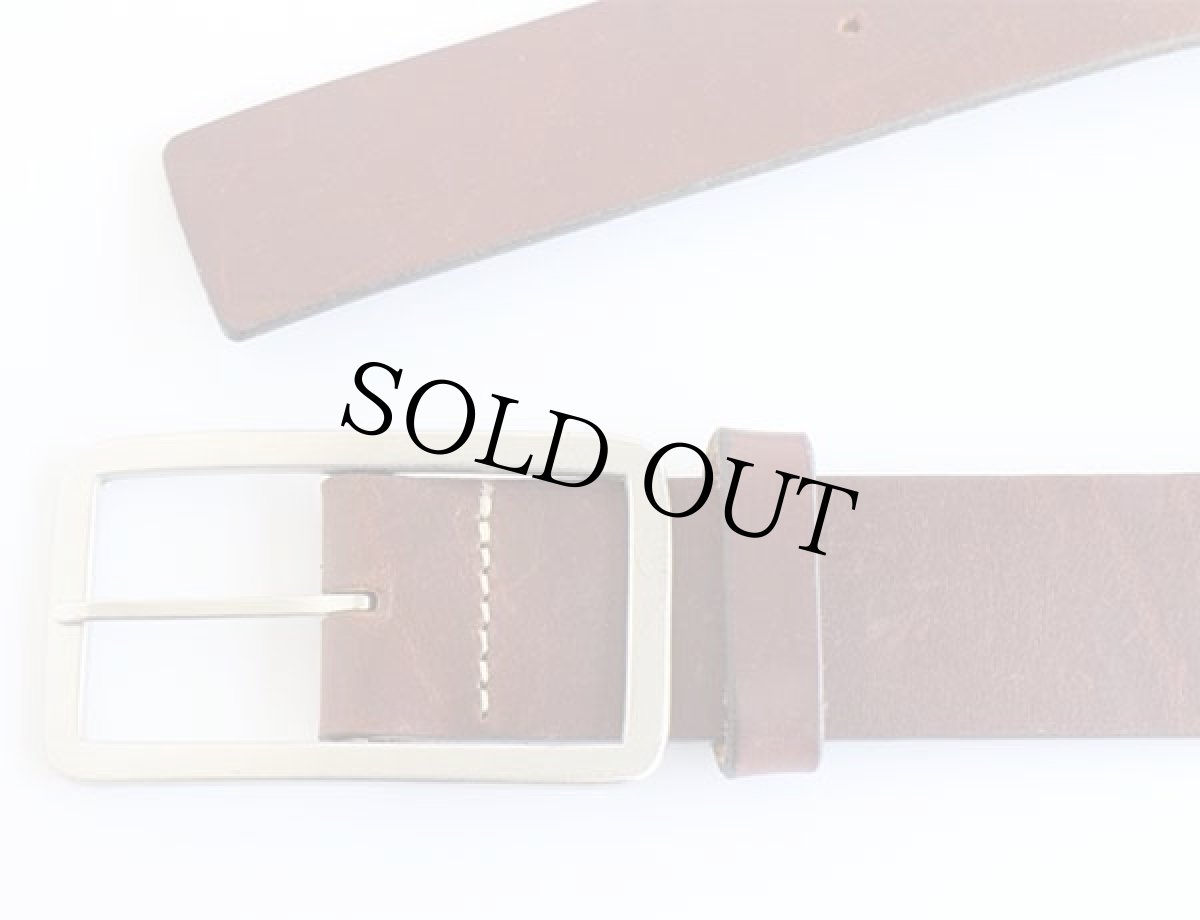 画像2: USA製 BANANA REPUBLICバナナリパブリック レザーベルト 茶 S★1357 (2)