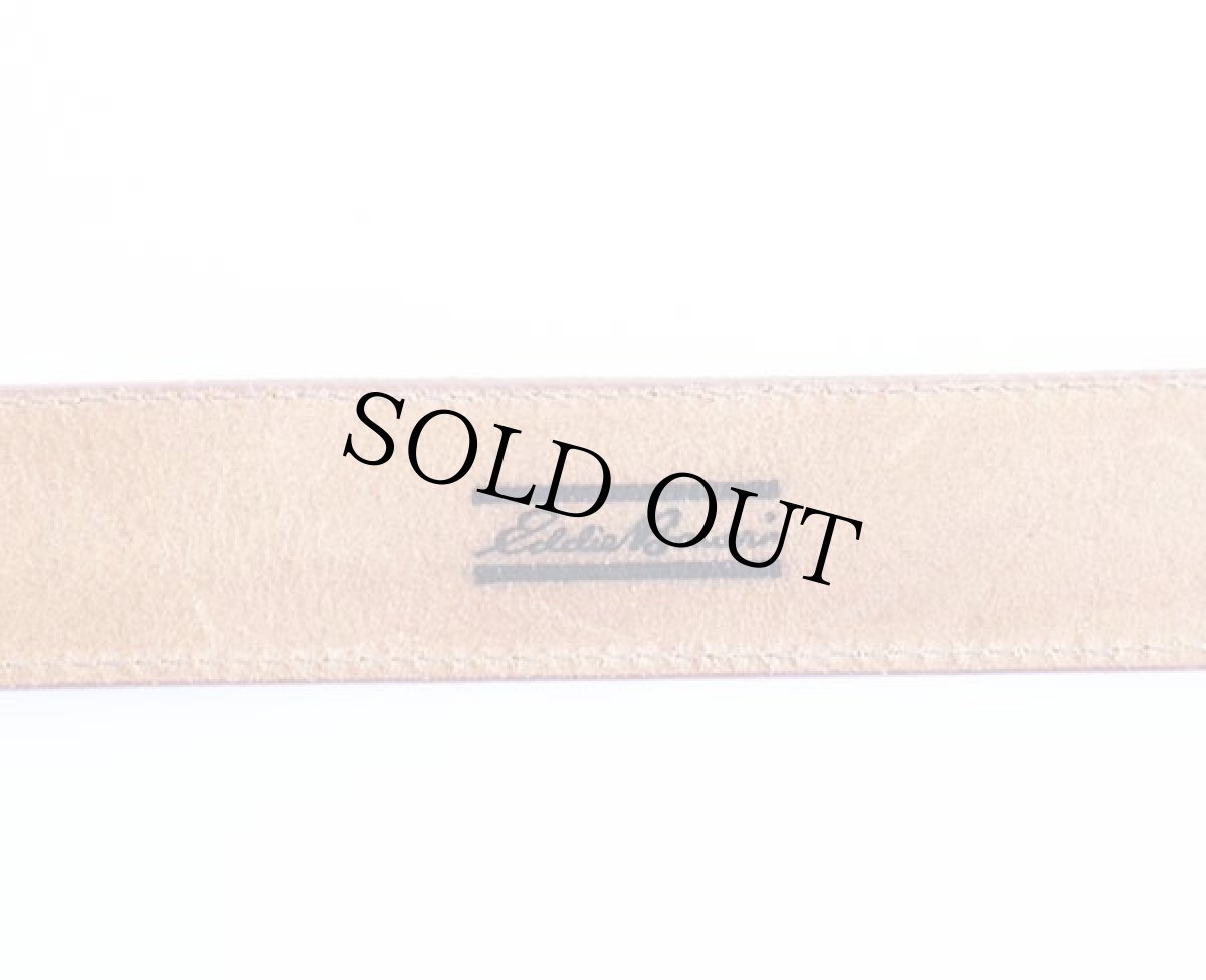 画像3: USA製 EddieBauerエディーバウアー レザーベルト 茶 M★1366 (3)