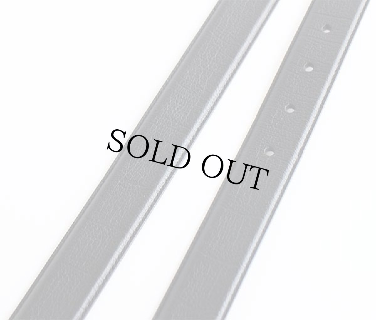 画像5: COACHコーチ カウハイド レザーベルト 黒 38/95★1344 (5)