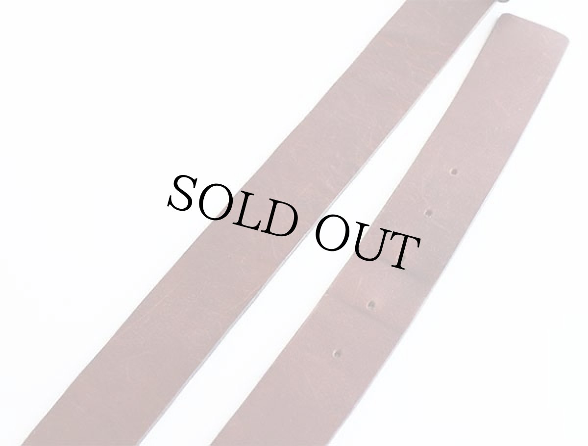 画像5: USA製 BANANA REPUBLICバナナリパブリック レザーベルト 茶 S★1357 (5)