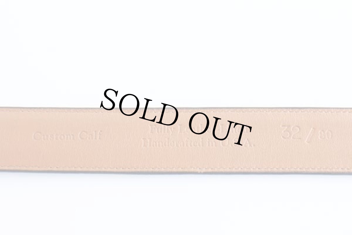 画像3: USA製 Allen Edmondsアレンエドモンズ レザーベルト 黒 32/80★1352 (3)