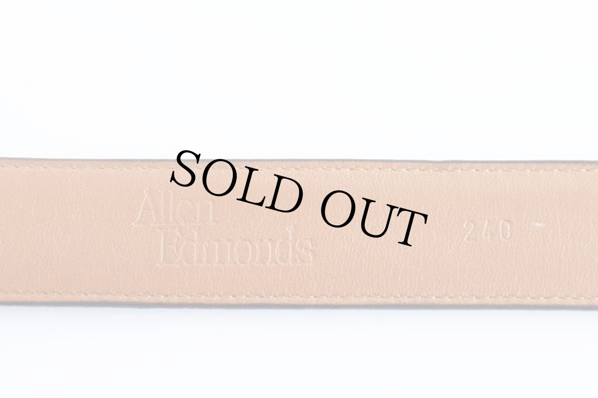 画像4: USA製 Allen Edmondsアレンエドモンズ レザーベルト 黒 32/80★1352 (4)