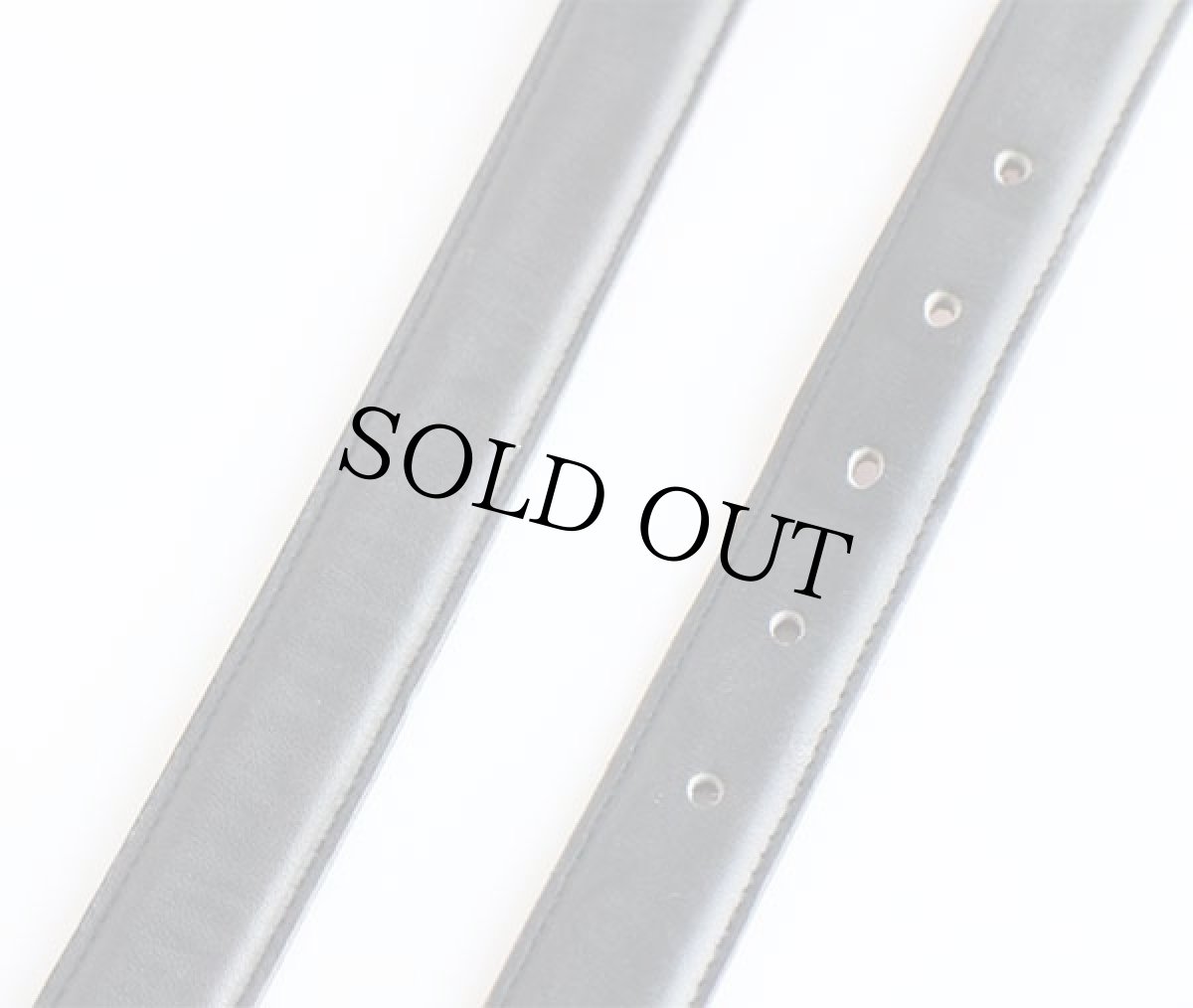 画像5: USA製 COACHコーチ カウハイド レザーベルト 紺 M★1348 (5)