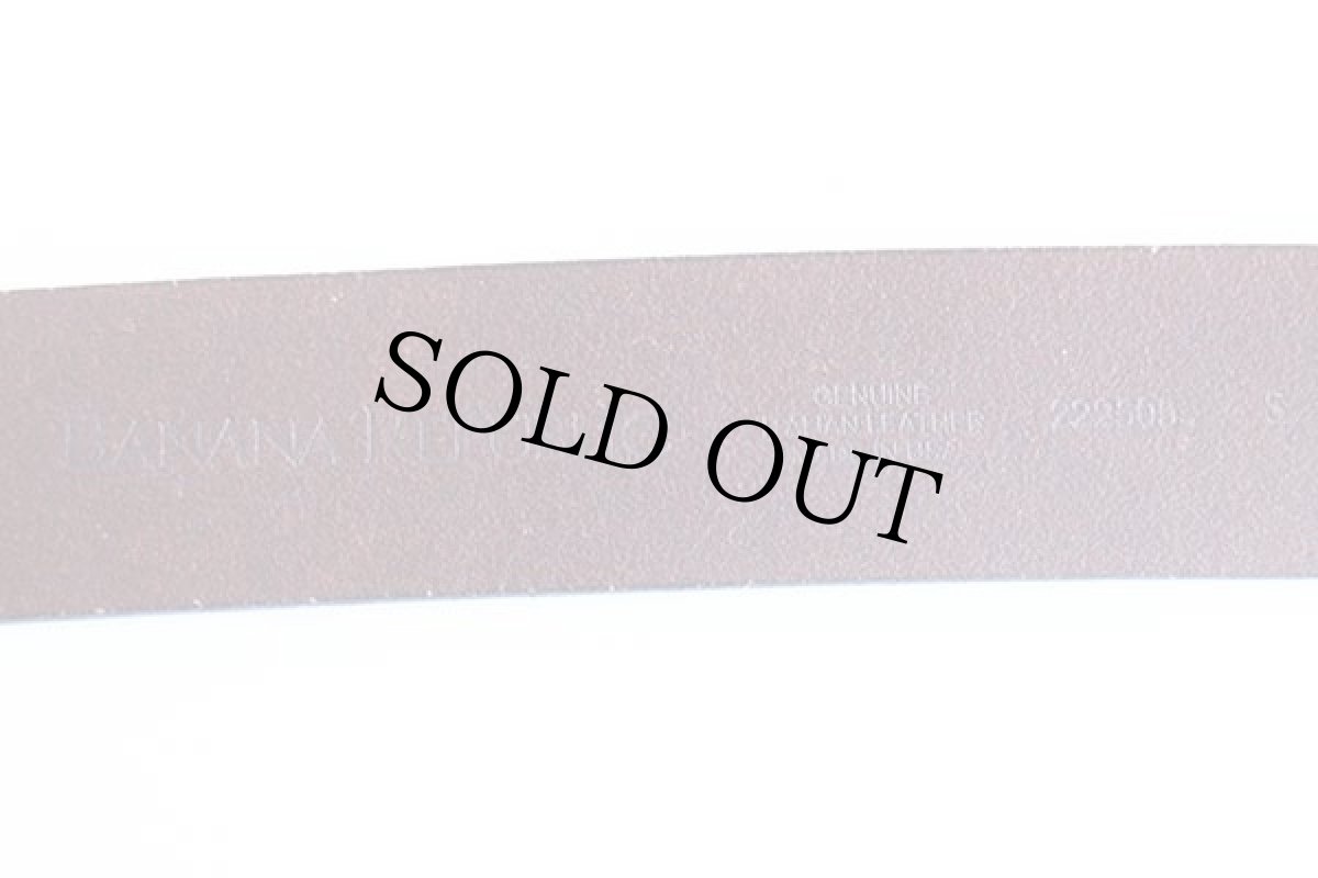 画像3: USA製 BANANA REPUBLICバナナリパブリック レザーベルト 茶 S★1357 (3)