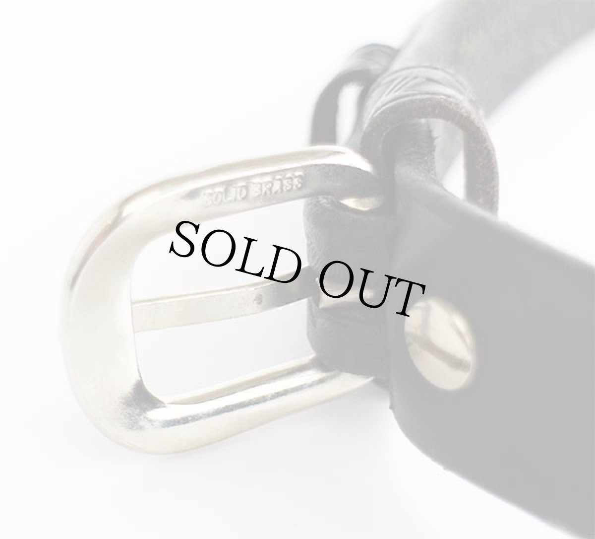 画像4: TRIPLE K BRAND バスケット柄 カービング レザーベルト 黒 38 (4)