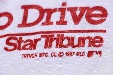 画像3: 80s USA製 MLB Twins ボール Star Tribune Tシャツ 白 L (3)