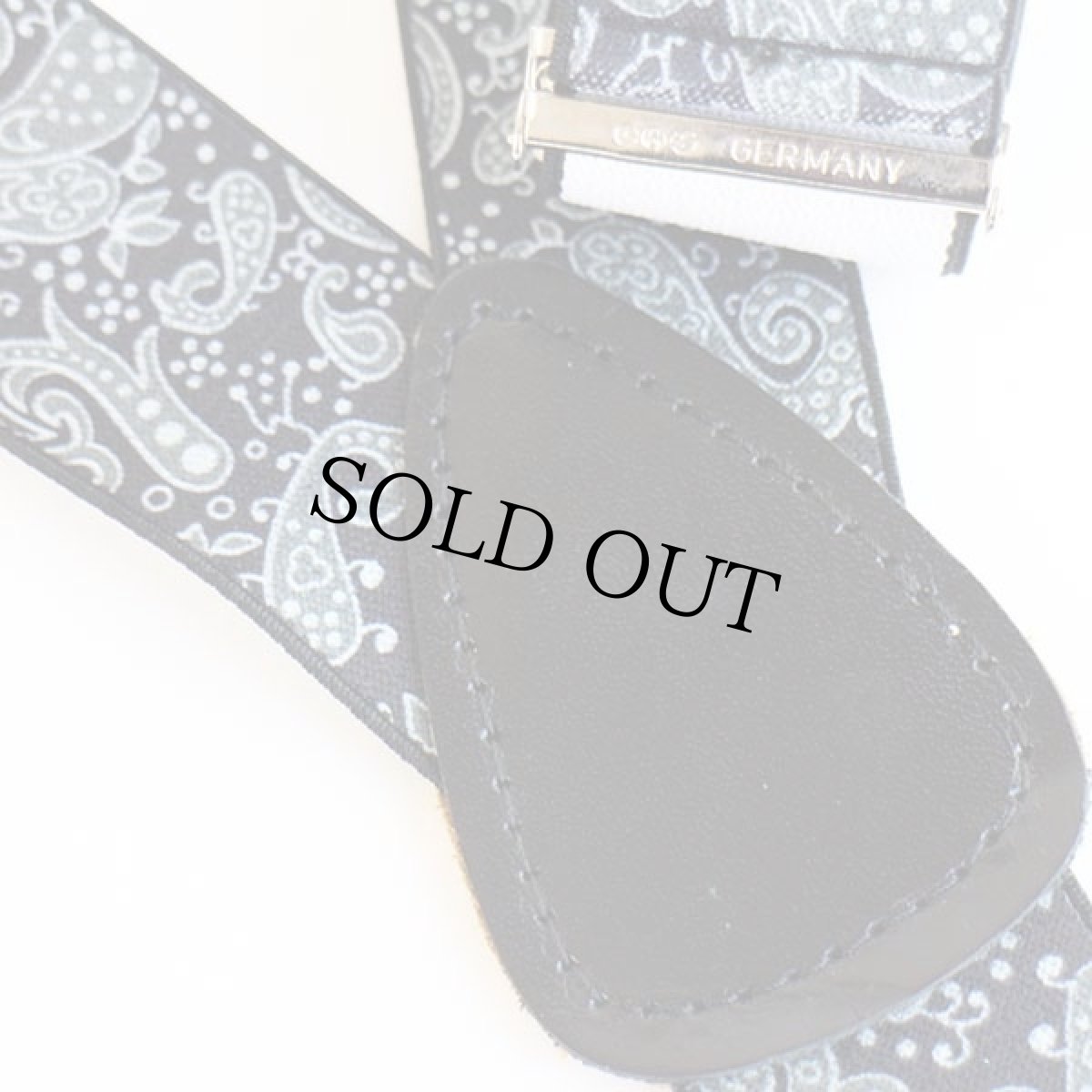 画像3: カナダ製 CAS GERMANY ペイズリー 総柄 クリップ式 サスペンダー★170 (3)