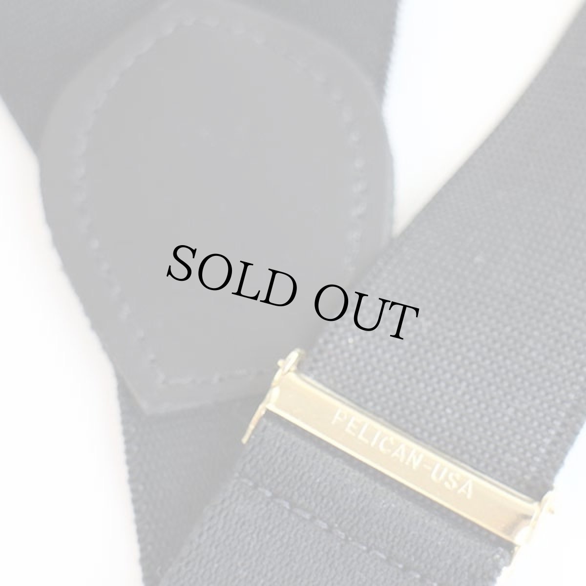 画像4: USA製 PELICAN USA 無地 ボタンタブ式 サスペンダー 黒★177 (4)