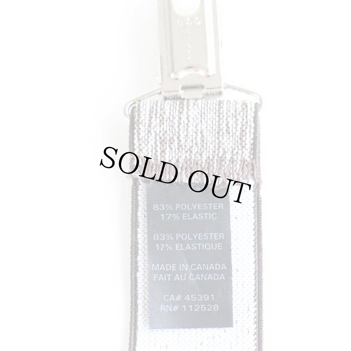 画像3: カナダ製 CAS GERMANY クリップ式 サスペンダー ブラウン★195 (3)