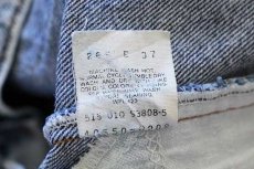 画像7: 90s USA製 Levi'sリーバイス 550 ケミカルウォッシュ デニムパンツ w34 L32★アシッド (7)