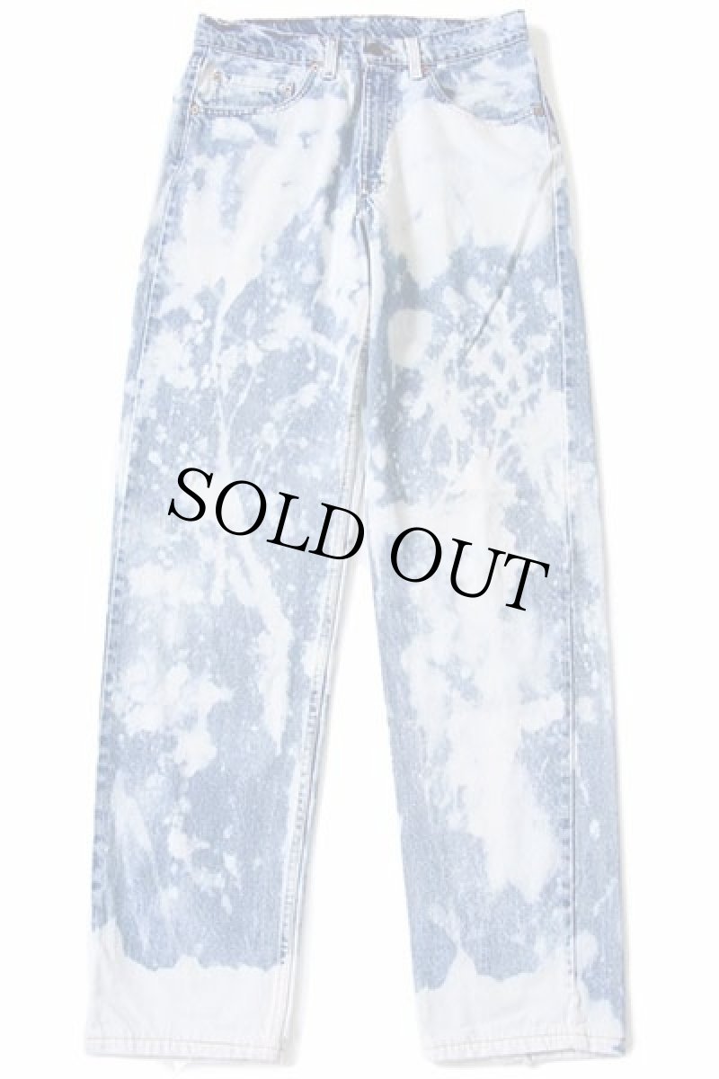 画像2: 90s USA製 Levi'sリーバイス 550 ブリーチ加工 デニムパンツ w32 L34 (2)