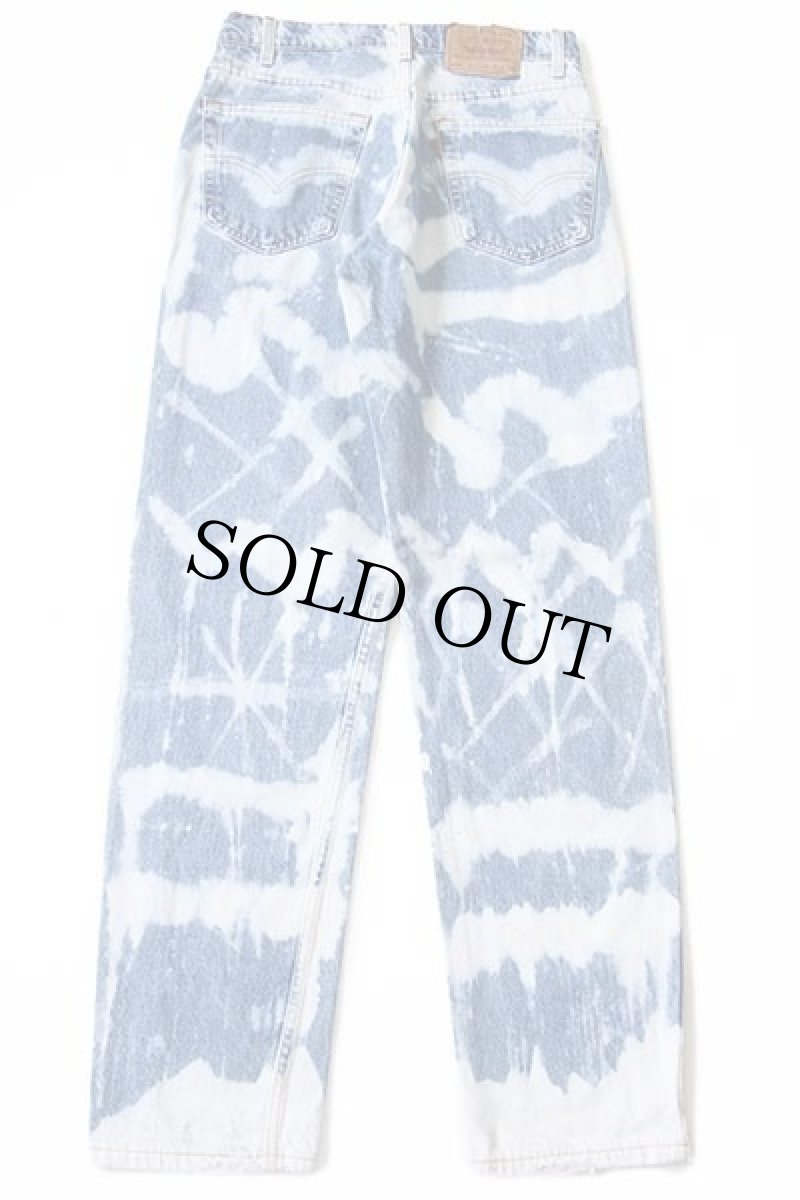 画像3: 90s USA製 Levi'sリーバイス 550 ブリーチ加工 デニムパンツ w32 L34 (3)