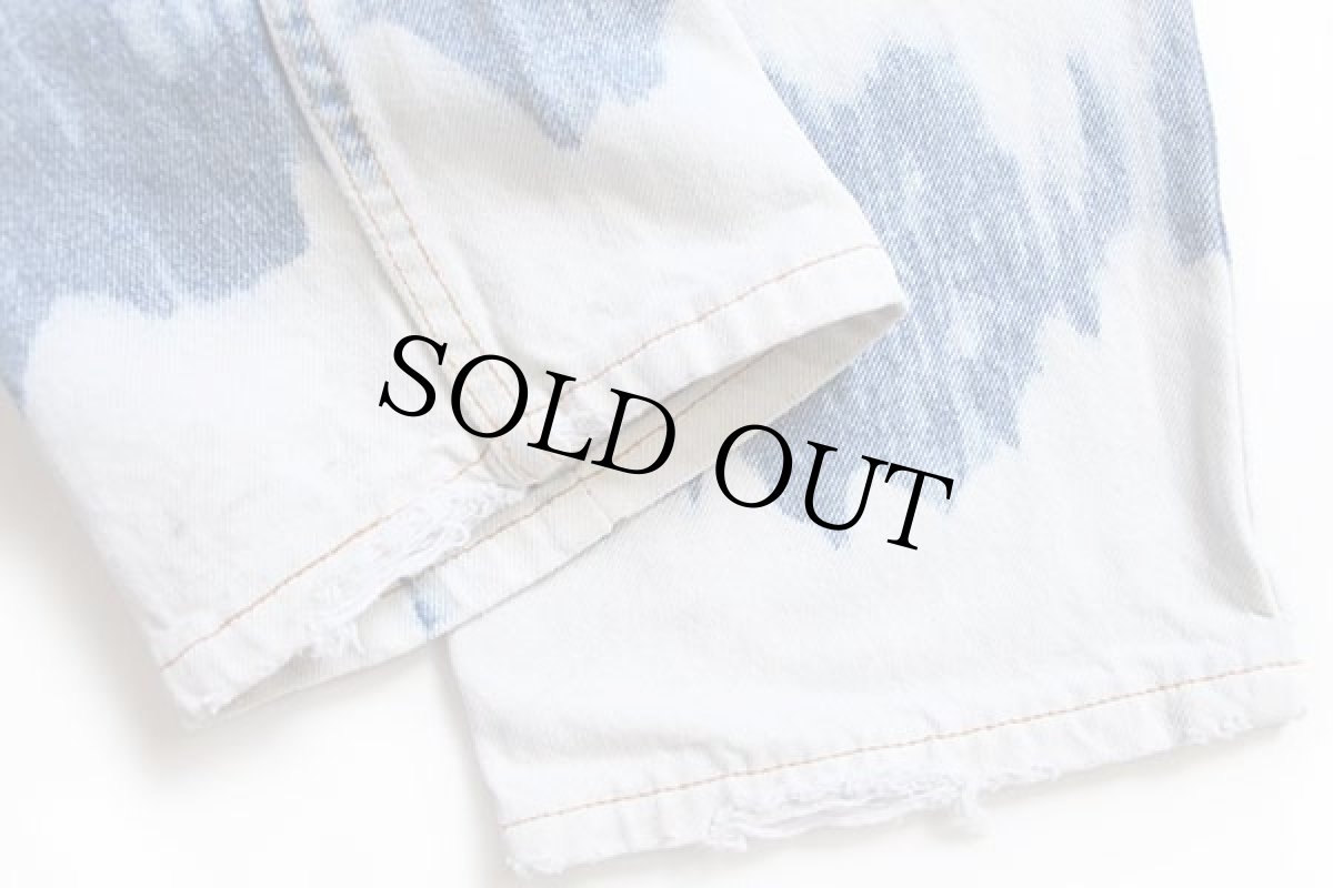 画像8: 90s USA製 Levi'sリーバイス 550 ブリーチ加工 デニムパンツ w32 L34 (8)