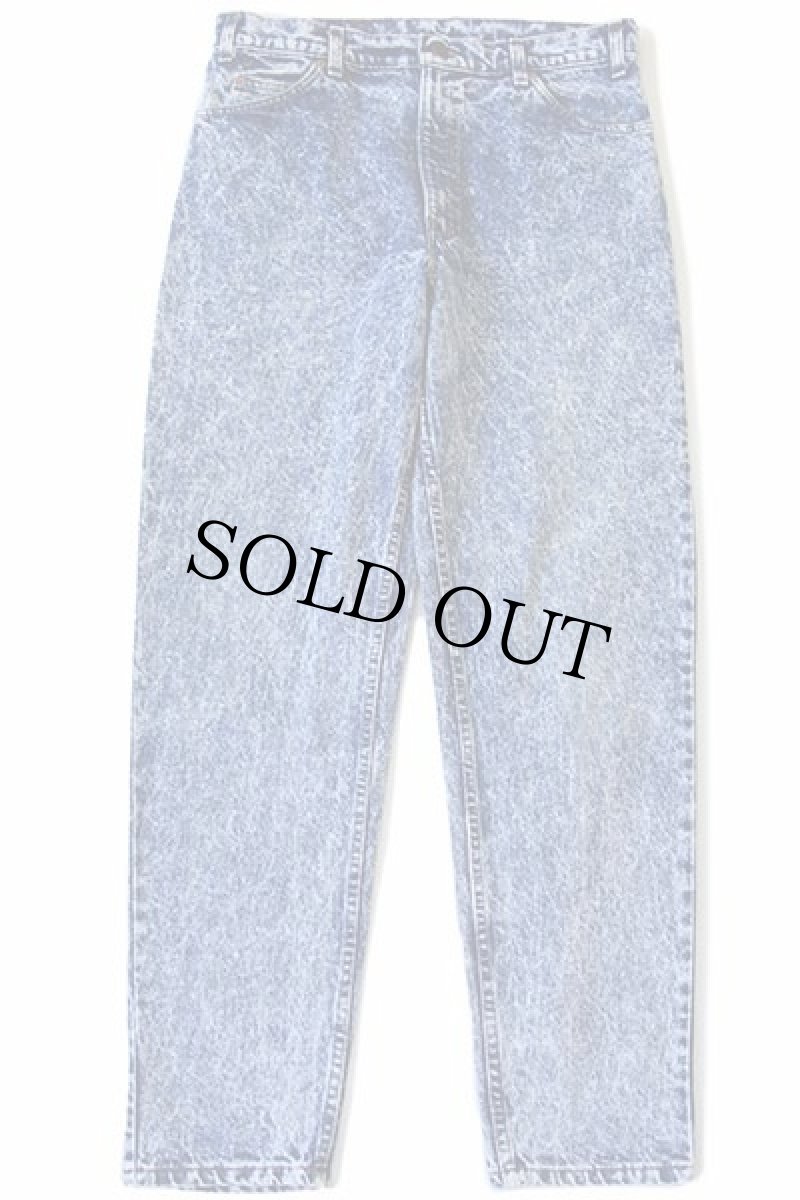 画像2: 90s USA製 Levi'sリーバイス 550 ケミカルウォッシュ デニムパンツ w34 L32★アシッド (2)